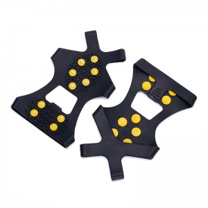 Σιλικόνη No-Slip Cleats Crampon Studed Grips 5-δόντι αναρρίχηση παπούτσια