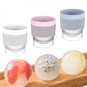 Σιλικόνη πάγου στρογγυλό σχήμα καλούπια για ουίσκι